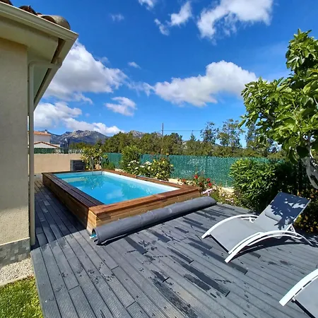 Villa Maison Cosy Climatisee Avec Piscine Et Jardin Calenzana